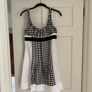 DVF gingham dress